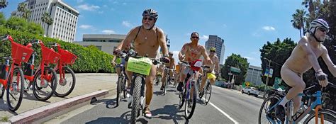 los angeles naked bike ride|The 16th annual World...